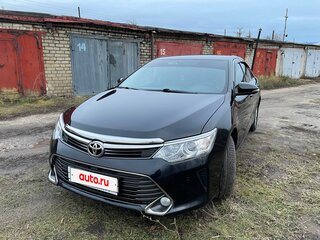 2015 Toyota Camry VII (XV50) Рестайлинг, чёрный, 1980000 рублей, вид 4