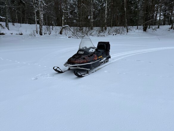 1998 BRP Ski-Doo Skandic 550, чёрный, 495000 рублей - вид 5