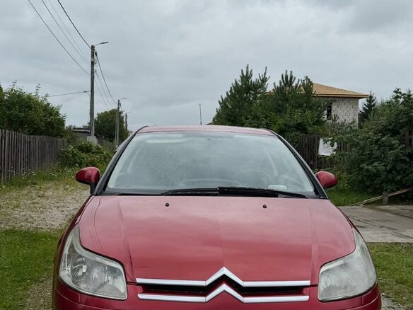 2007 Citroen C4 I, красный, 360000 рублей - вид 1