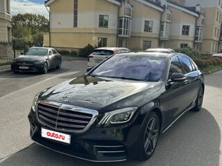 2019 Mercedes-Benz S-Класс 450 Long VI (W222, C217) Рестайлинг, чёрный, 4300000 рублей, вид 1
