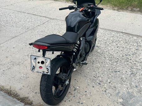 2011 Kawasaki ER-6F (Ninja 650R), чёрный, 400000 рублей, вид 4