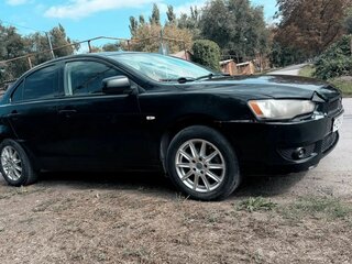 2008 Mitsubishi Lancer X, чёрный, 570000 рублей, вид 4