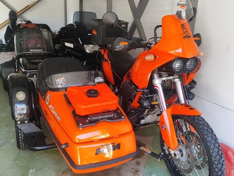2004 KTM 640 Adventure, оранжевый, 500000 рублей, вид 2