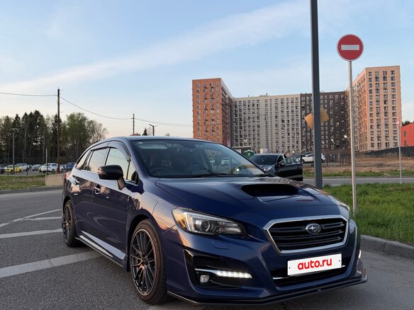 2018 Subaru Levorg I Рестайлинг, синий, 1550000 рублей - вид 6