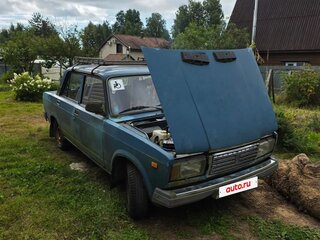2007 Lada (ВАЗ) 2107, голубой, 120000 рублей, вид 1