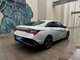 2023 Hyundai Elantra N Line VII (CN7) Рестайлинг, белый, 1450000 рублей, вид 4