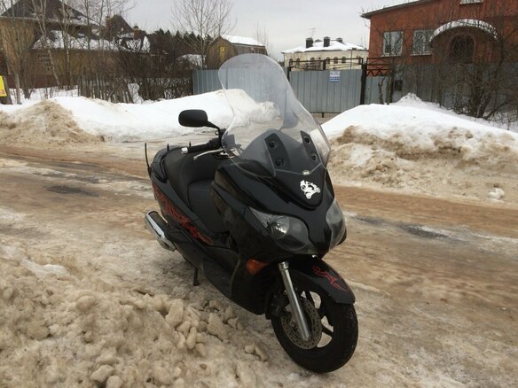 2009 Honda Forza, чёрный, 180000 рублей - вид 8