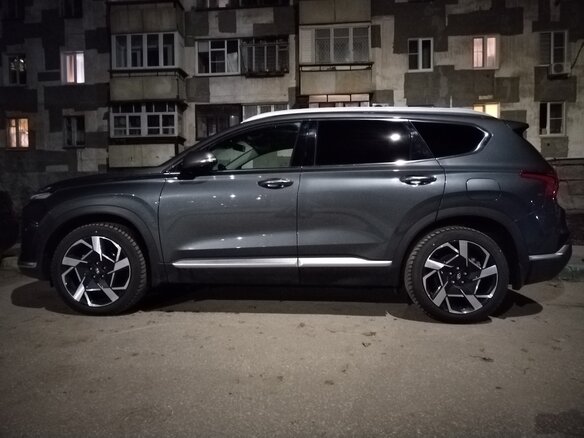 2023 Hyundai Santa Fe IV Рестайлинг, серый, 5380000 рублей - вид 8