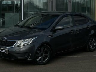 2013 Kia Rio III, серый, 590000 рублей, вид 4