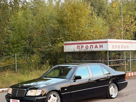 1994 Mercedes-Benz S-Класс 320 Long 5-speed III (W140), чёрный, 1115000 рублей, вид 2