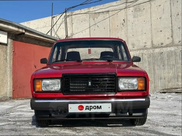 2007 Lada (ВАЗ) 2107, красный, 265000 рублей - вид 1
