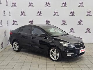 2016 Kia Rio III Рестайлинг, чёрный, 1075000 рублей, вид 3