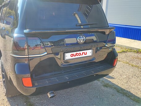 2012 Toyota Land Cruiser 200 Series Рестайлинг 1, чёрный, 3500000 рублей, вид 2