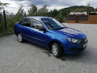 2022 Lada (ВАЗ) Granta I Рестайлинг, синий, 760000 рублей, вид 1