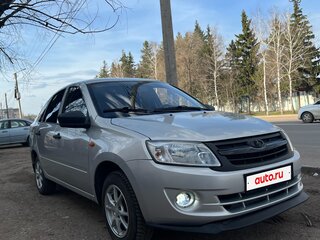 2014 Lada (ВАЗ) Granta I, серебристый, 420000 рублей, вид 1