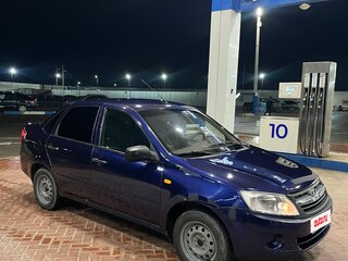 2014 Lada (ВАЗ) Granta I, синий, 420000 рублей, вид 4