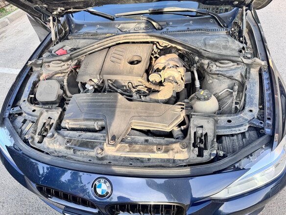 2014 BMW 3 серии 316i VI (F3x), синий - вид 12