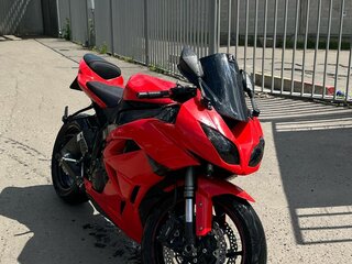 2012 Kawasaki ZX-6 Ninja, пурпурный, 620000 рублей, вид 2