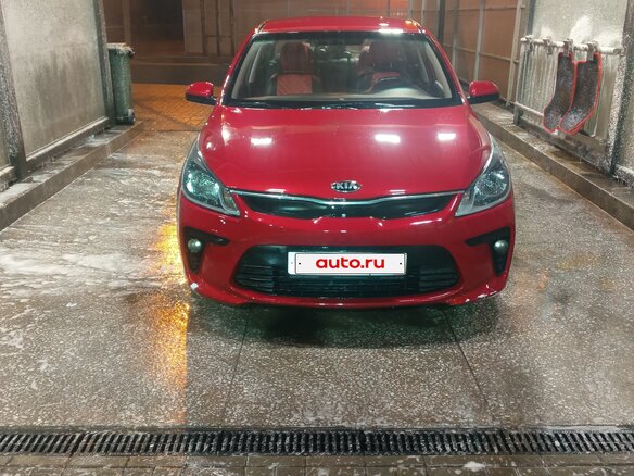 2017 Kia Rio IV, красный, 1250000 рублей - вид 1
