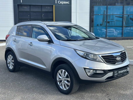 2013 Kia Sportage III, серый, 1075000 рублей, вид 3