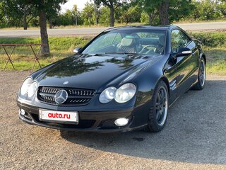 2003 Mercedes-Benz SL-Класс 350 V (R230), чёрный, 1700000 рублей, вид 3