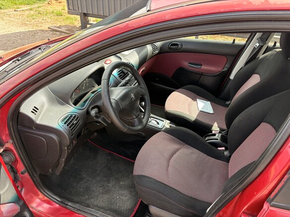 2004 Peugeot 206, красный, 100000 рублей - вид 10
