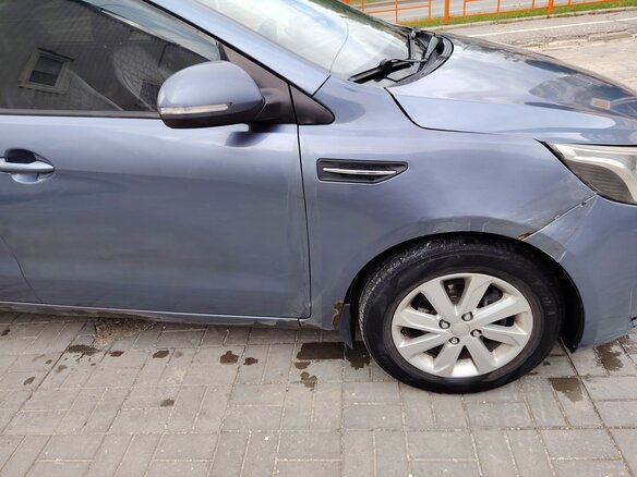2014 Kia Rio 5-speed III, голубой, 450000 рублей - вид 14