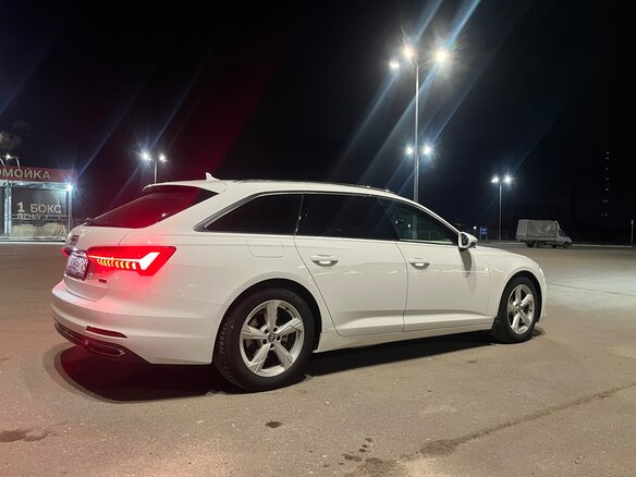 2019 Audi A6 40 TDI V (C8), белый - вид 9