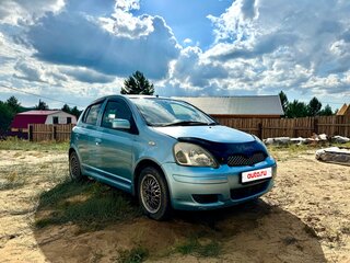 2002 Toyota Vitz I (P10), голубой, 300000 рублей, вид 3