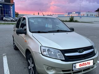 2013 Lada (ВАЗ) Granta I, жёлтый, 220000 рублей, вид 2