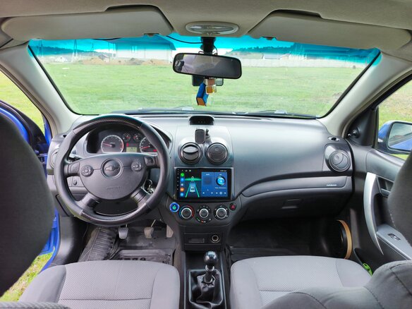 2008 Chevrolet Aveo I Рестайлинг, синий, 450000 рублей - вид 7