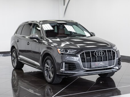 2020 Audi Q7 55 TFSI II (4M) Рестайлинг, серый, 5890000 рублей, вид 3