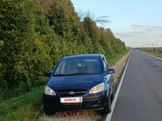 2007 Hyundai Getz I Рестайлинг, синий, 420000 рублей, вид 3