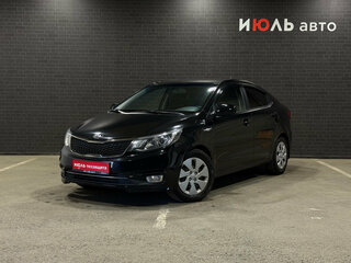 2016 Kia Rio III Рестайлинг, чёрный, 1220000 рублей, вид 1