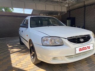 2008 Hyundai Accent ТагАЗ II, белый, 360000 рублей, вид 2