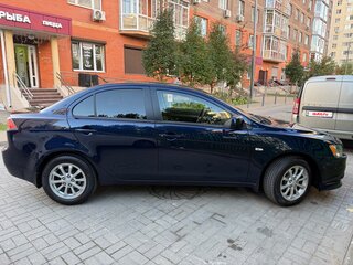 2012 Mitsubishi Lancer X Рестайлинг, синий, 910000 рублей, вид 5
