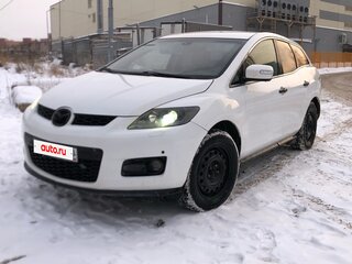 2008 Mazda CX-7 I, белый, 600000 рублей, вид 1