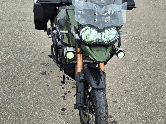 2013 Triumph Tiger Explorer, зелёный, 800000 рублей - вид 4