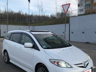2009 Mazda 5 I (CR) Рестайлинг, белый, 935000 рублей, вид 4
