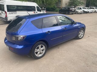 2008 Mazda 3 I (BK) Рестайлинг, синий, 430000 рублей, вид 4