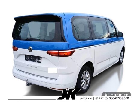 2023 Volkswagen Multivan T7, синий, 5150000 рублей, вид 4