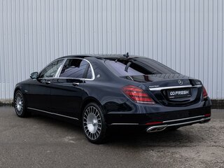 2019 Mercedes-Benz Maybach S-Класс 560 I (X222) Рестайлинг, синий, 5090000 рублей, вид 2