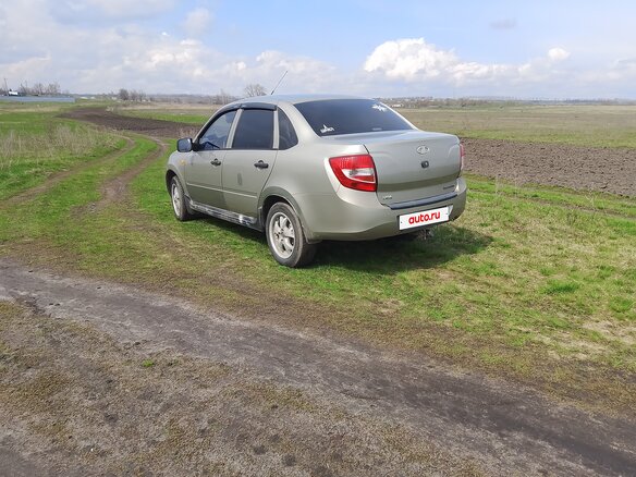 2012 Lada (ВАЗ) Granta I, серый, 420000 рублей - вид 6