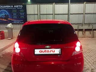 2005 Chevrolet Aveo I, красный, 369000 рублей, вид 4