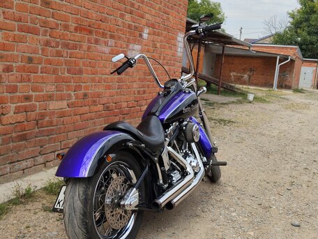 2002 Harley-Davidson Softail Deuce, синий, 800000 рублей, вид 3