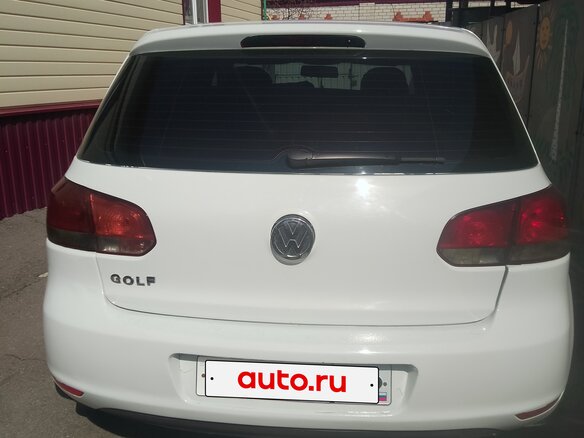 2011 Volkswagen Golf VI, белый, 650001 рублей - вид 4