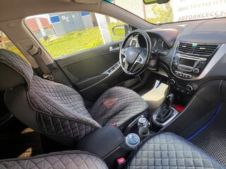 2016 Hyundai Solaris I Рестайлинг, чёрный, 600000 рублей, вид 4