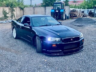 1998 Nissan Skyline X (R34), чёрный, 3000000 рублей, вид 3