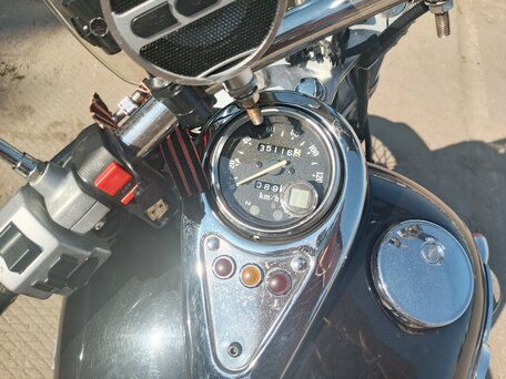 1995 Kawasaki VN400 Vulcan, чёрный, 350000 рублей, вид 5