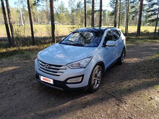 2013 Hyundai Santa Fe III, голубой, 1350000 рублей, вид 1
